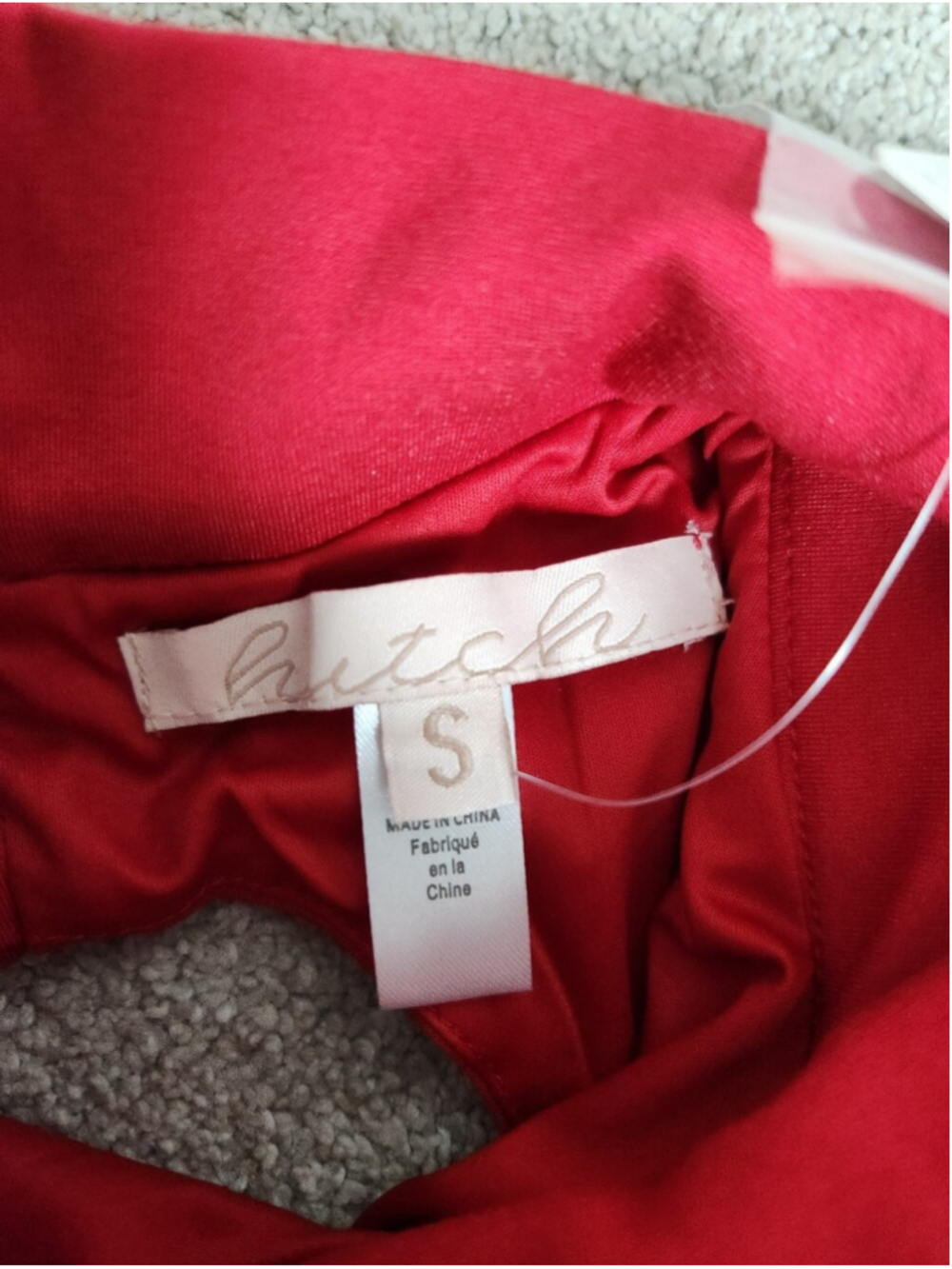 Hutch Anthropologie Little Red Mini Dress 60s Mod Mad Men Jackie O Size Small - Picture 11 of 13